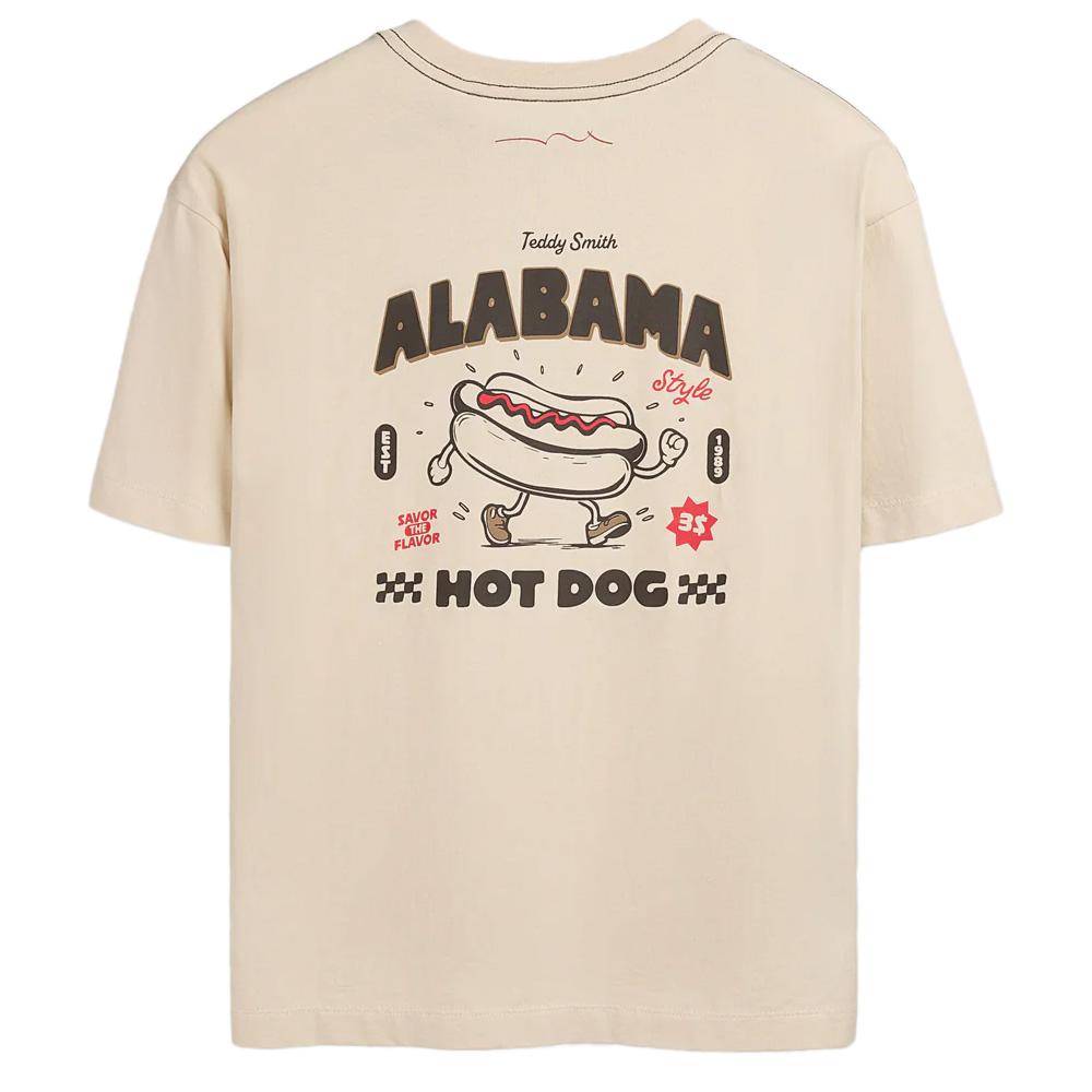 T-Shirt Beige Garçon Teddy Smith Tshade vue 2