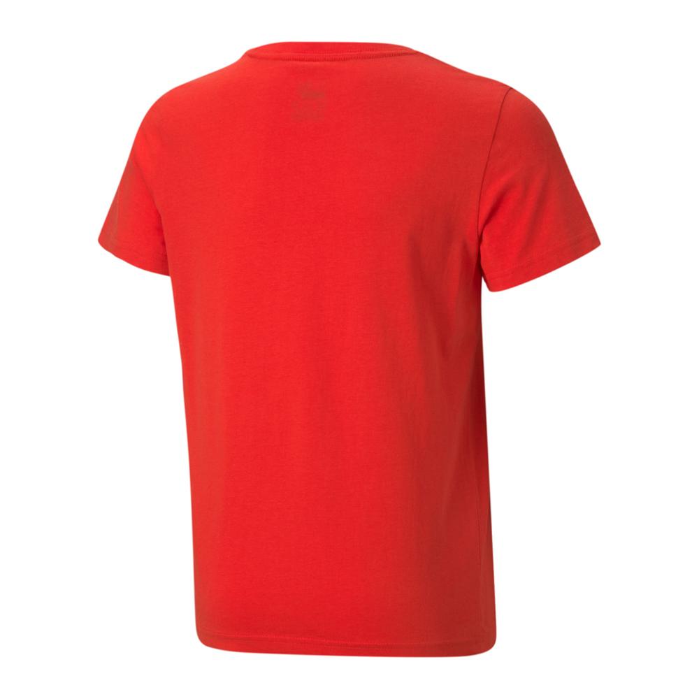 T-shirt Rouge Enfant Puma Small Logo vue 2