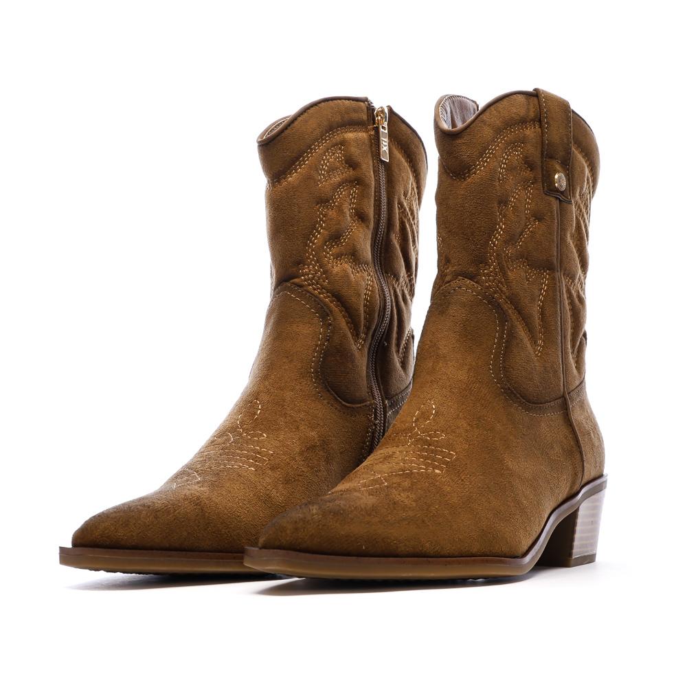 Santiags Basses Camel Femme Xti 144307 vue 6