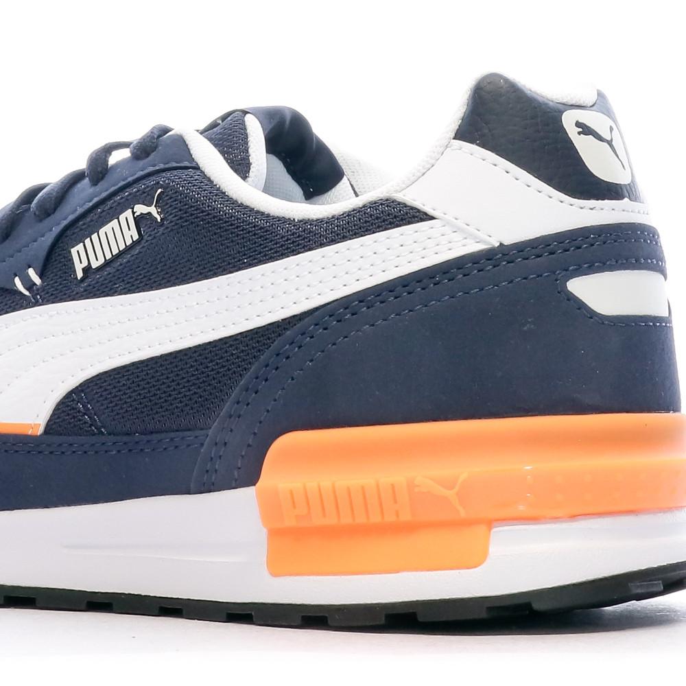 Baskets Marine/Orange Homme Puma Graviton vue 7