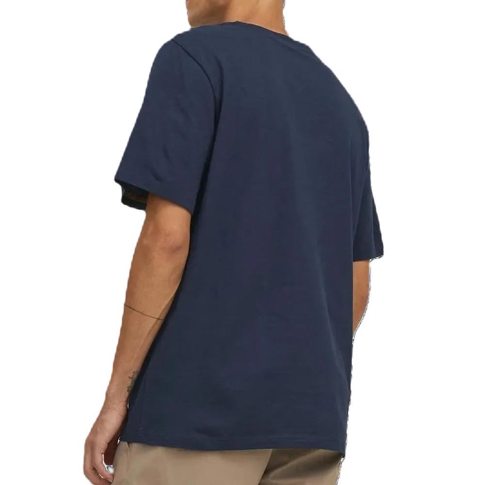 T-shirt Marine Homme Jack & Jones Dust vue 2