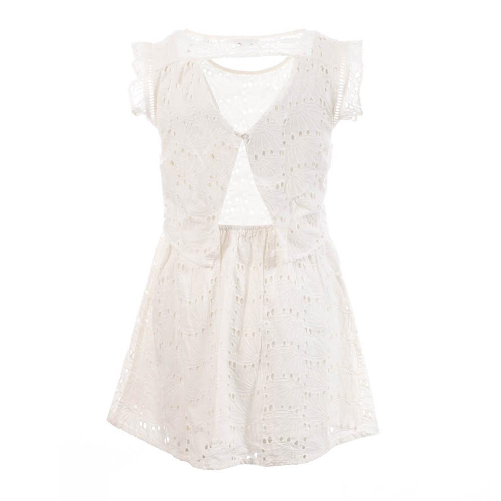 Robe Blanche Fille Teddy Smith Rabali vue 2