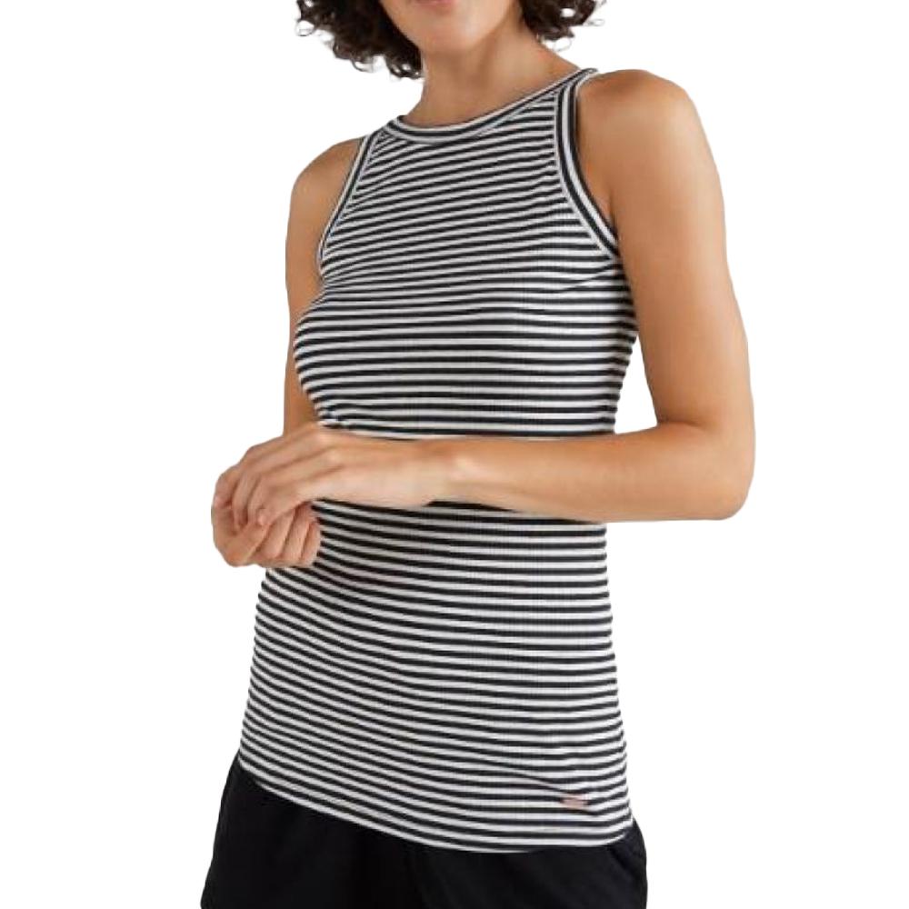 Débardeur Noir/Blanc Rayures Femme O'Neill Top pas cher