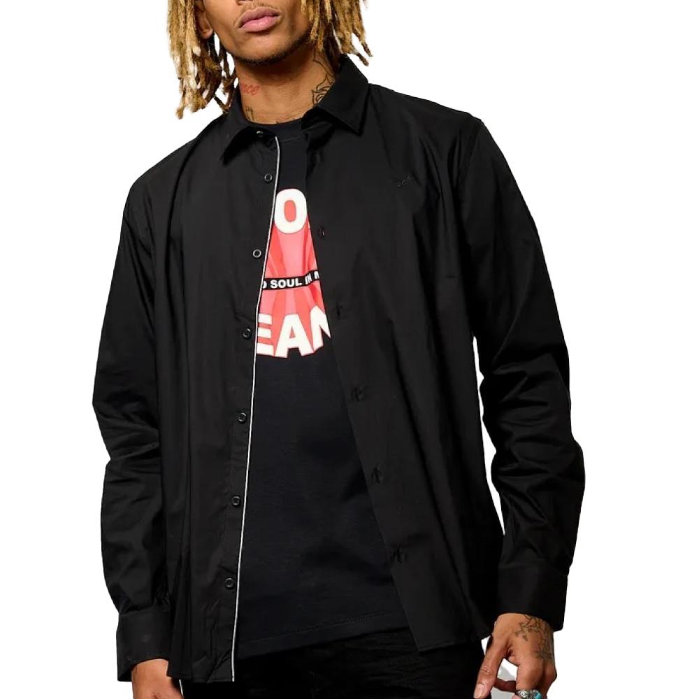 Chemise Noire Homme Kaporal BURAJ pas cher