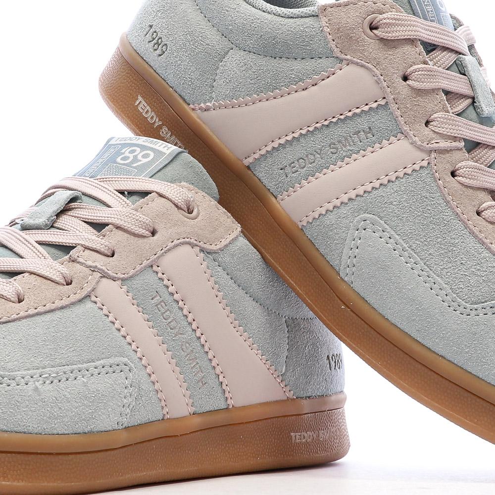 Baskets Turquoise/Rose Femme Teddy Smith 120519 vue 7