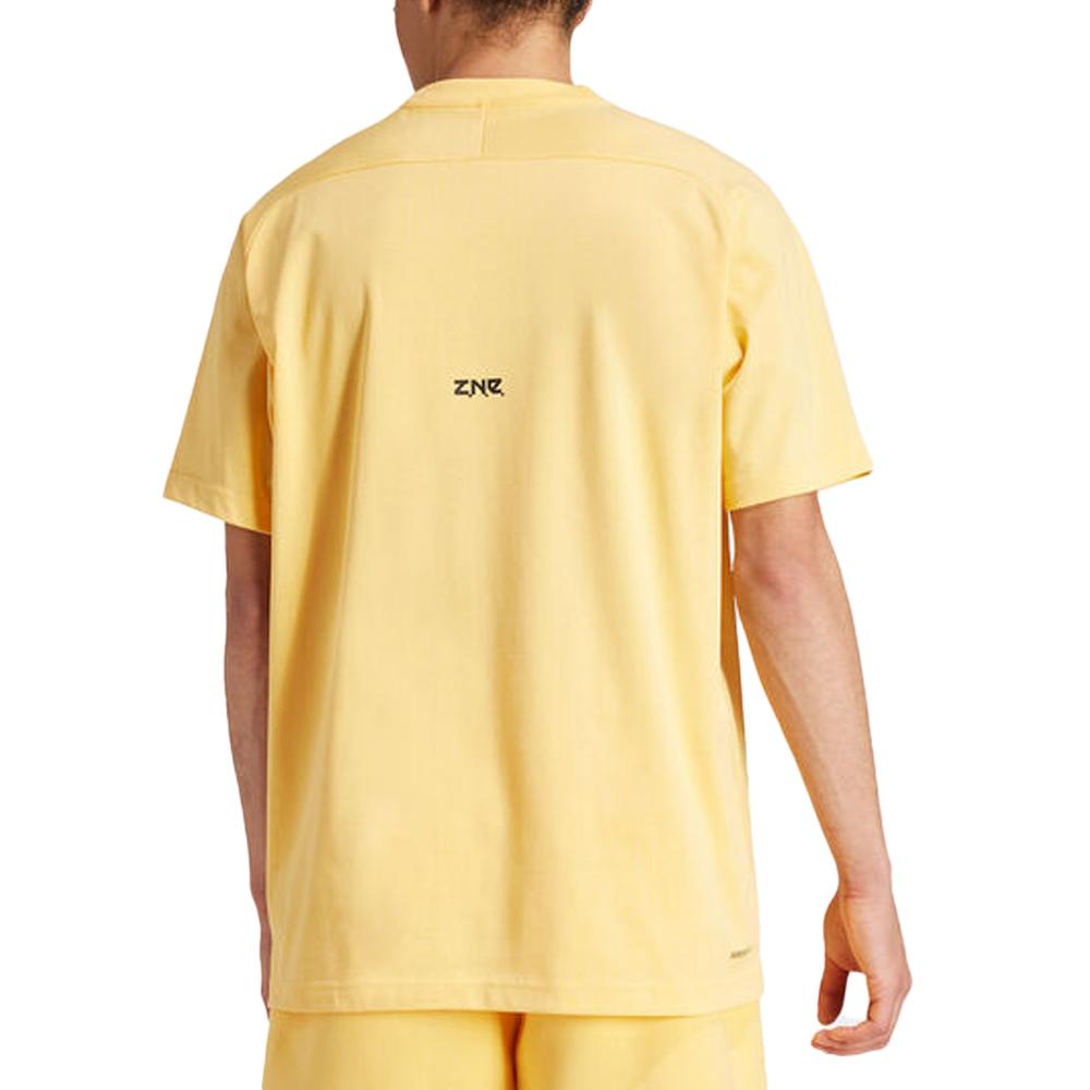 T-shirt Orange Homme Adidas IR5238 vue 2
