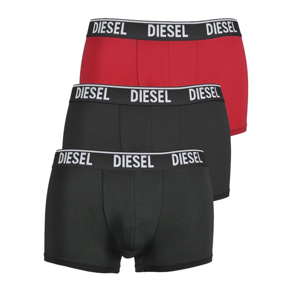 x3 Boxers Rouge/Noire Homme Diesel Shawnthreepack pas cher