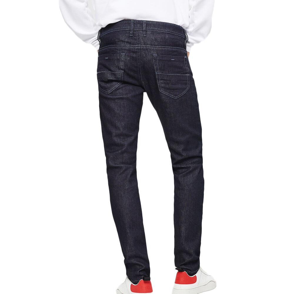 Jean Slim Bleu Brut Homme Diesel Thommer vue 2