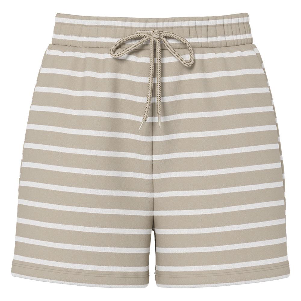 Short Beige/Blanc Femme Pieces Chilli pas cher