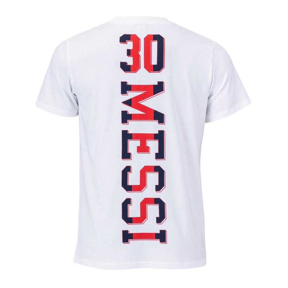 Messi T-shirt Blanc Homme PSG vue 2