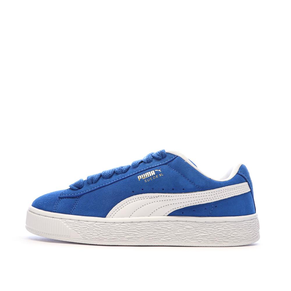 Baskets Bleu Femme Puma Suede XL vue 2
