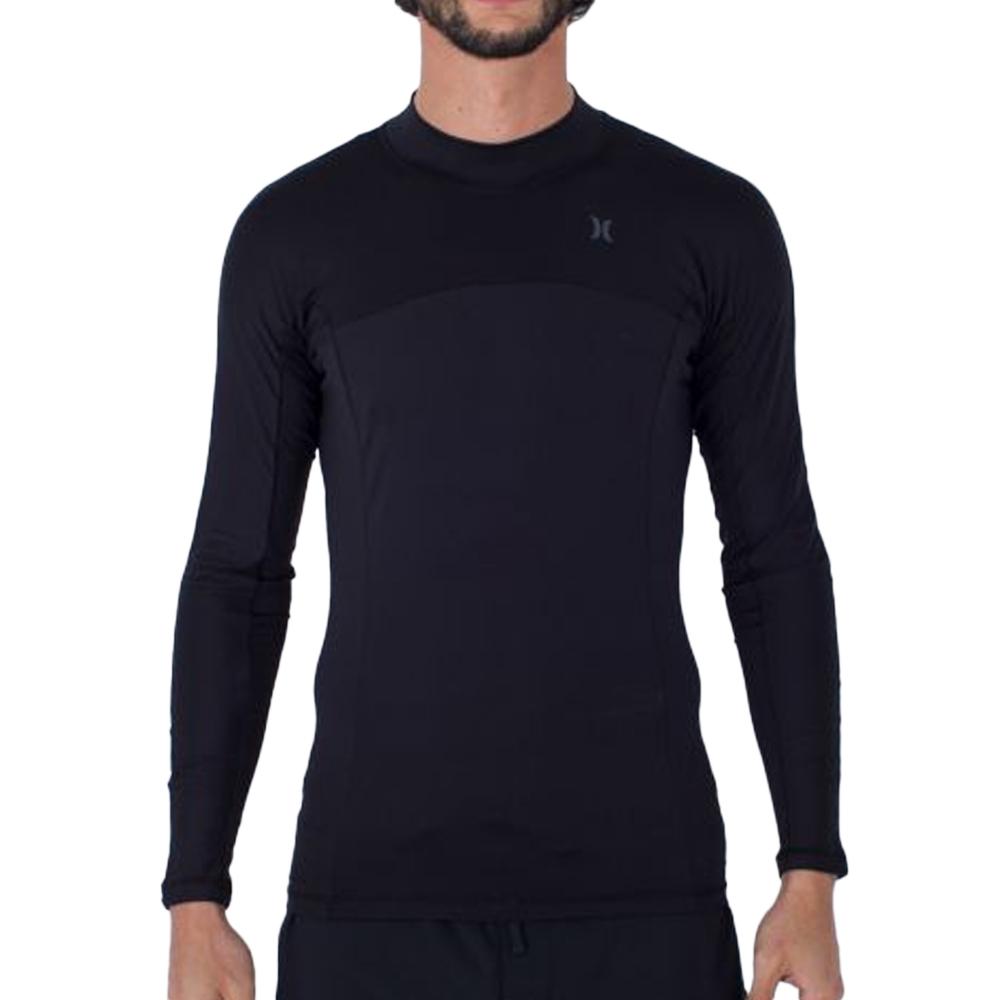 Lycra manche longue Noir Hommes Hurley Channel crossing pas cher