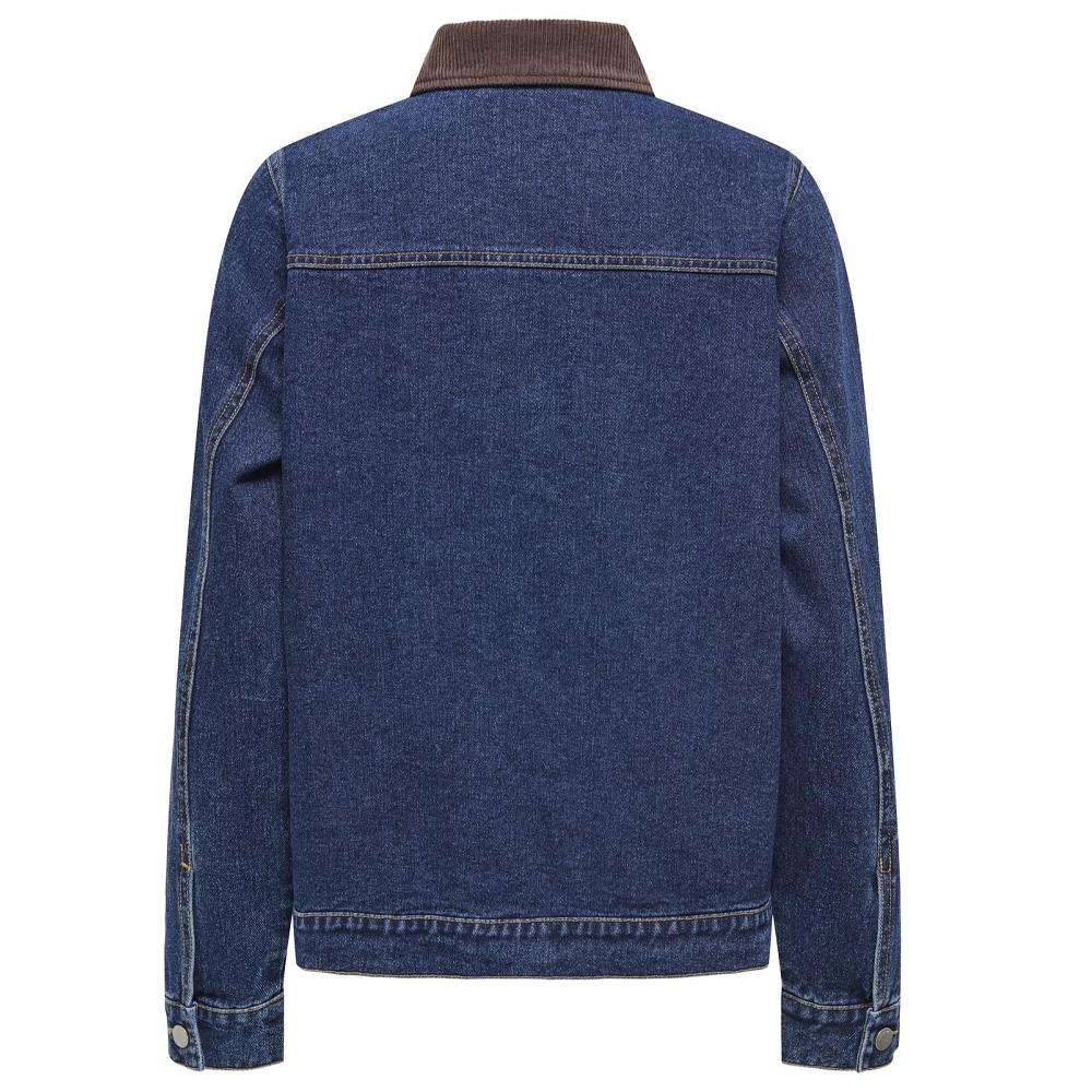 Veste en Jean Bleu Femme JDY Ella Pocket vue 2