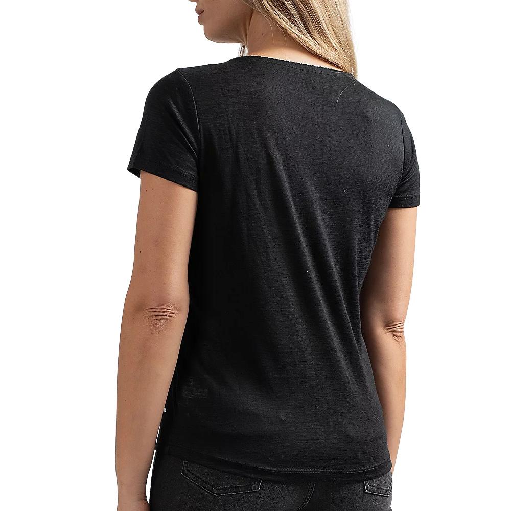 T-shirt Noir Femme Sun Valley PORTAL vue 2