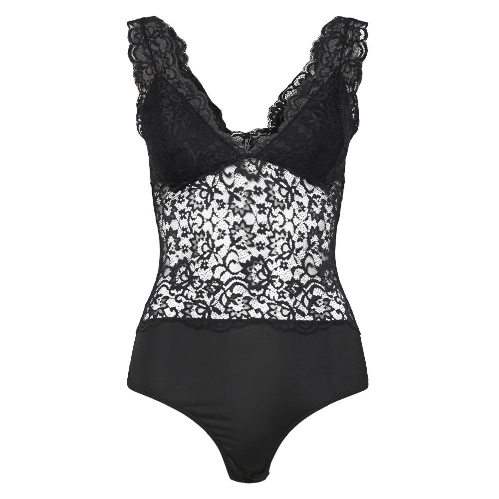 Body negro para mujer de Pieces Lina barato