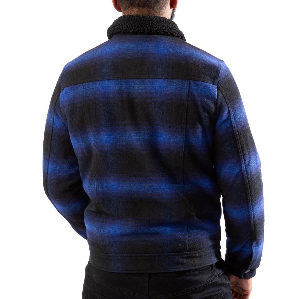 Veste Noir/Bleu Homme Superdry Trucker vue 2