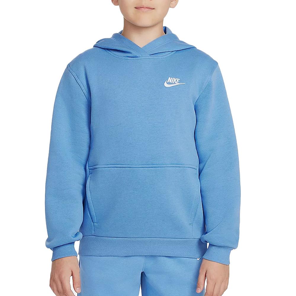 Sweat Bleu Garçon/Fille Nike Club Hdy pas cher