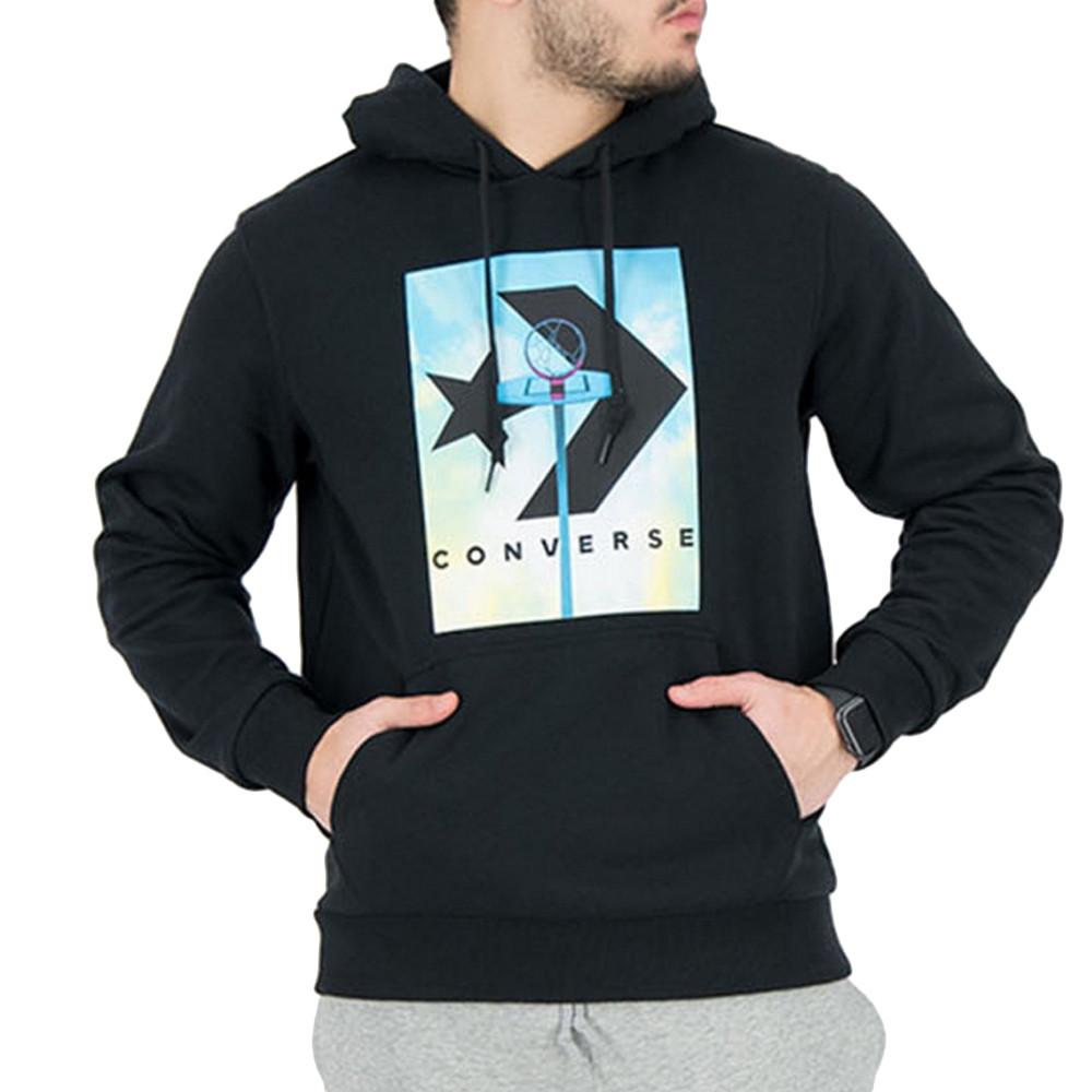 Sweat Noir Homme Converse Hoop Dreamer