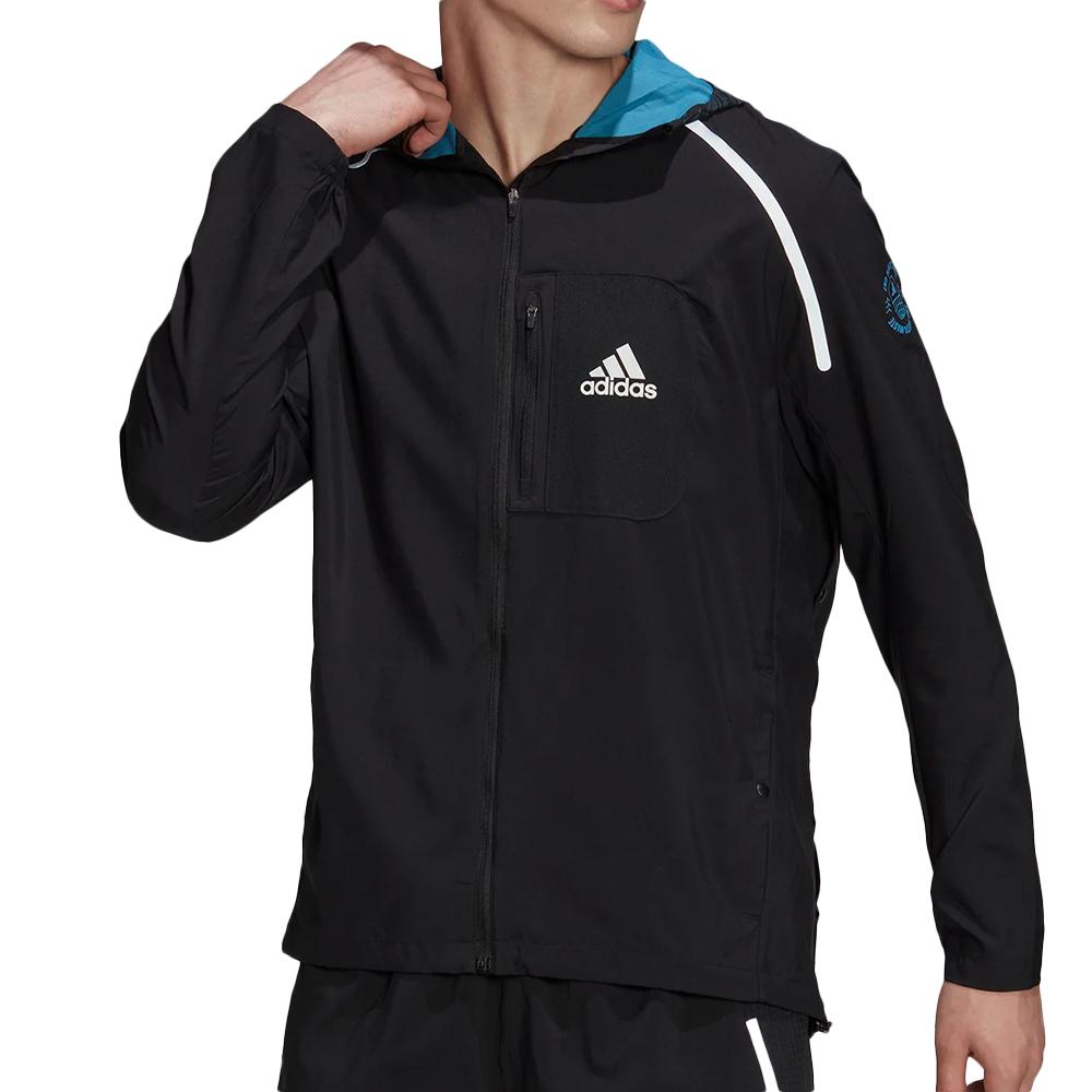 Veste Noire Homme Adidas Marathon pas cher