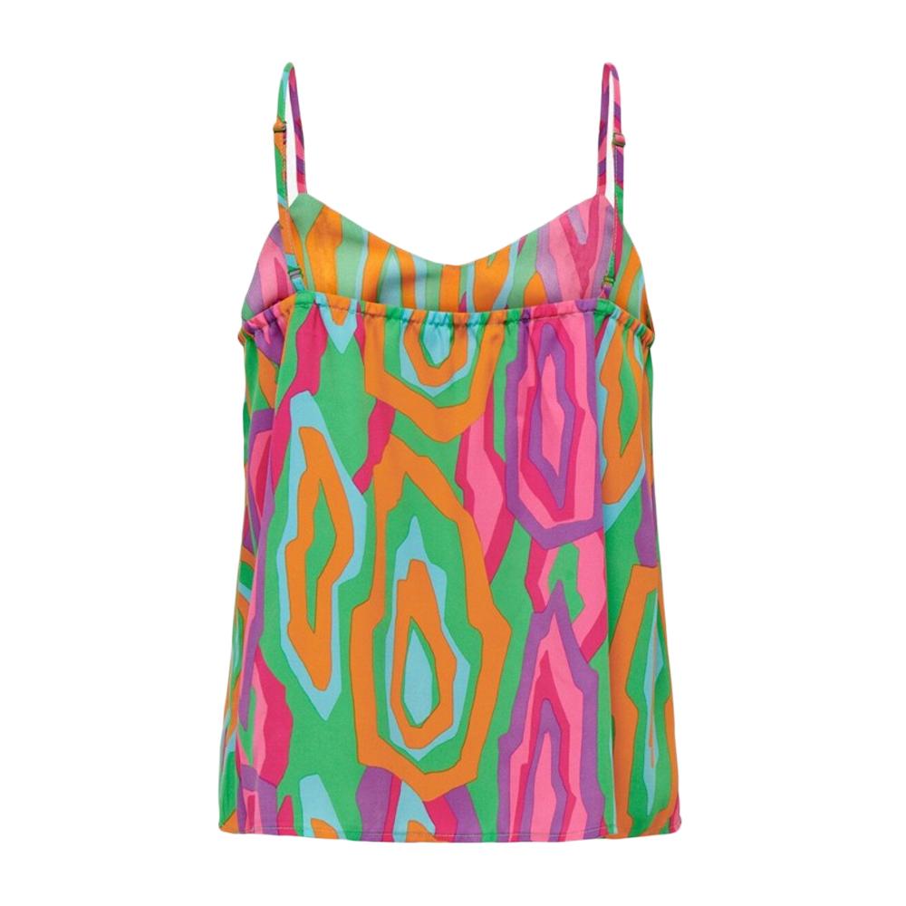Top Multicolores Femme Only Lalma Life vue 2
