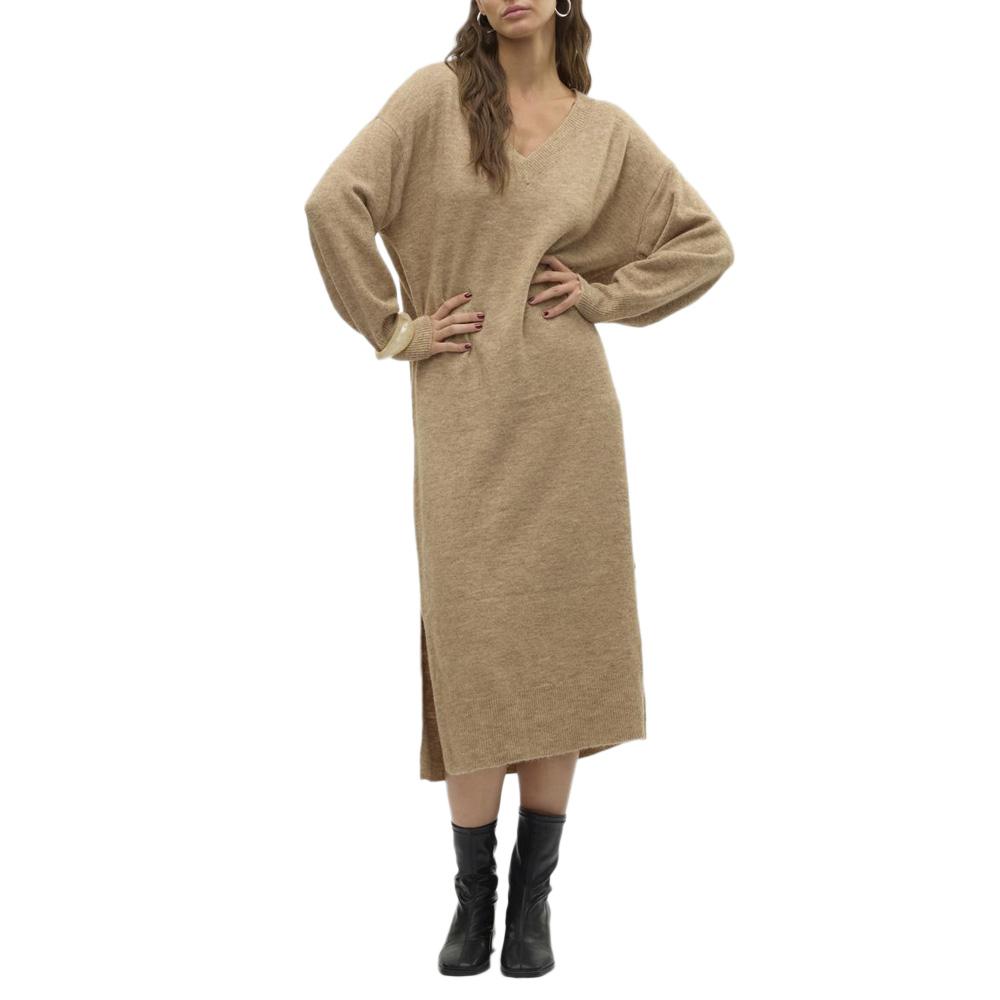 Robe Marron Femme Vero Moda Jupiter pas cher