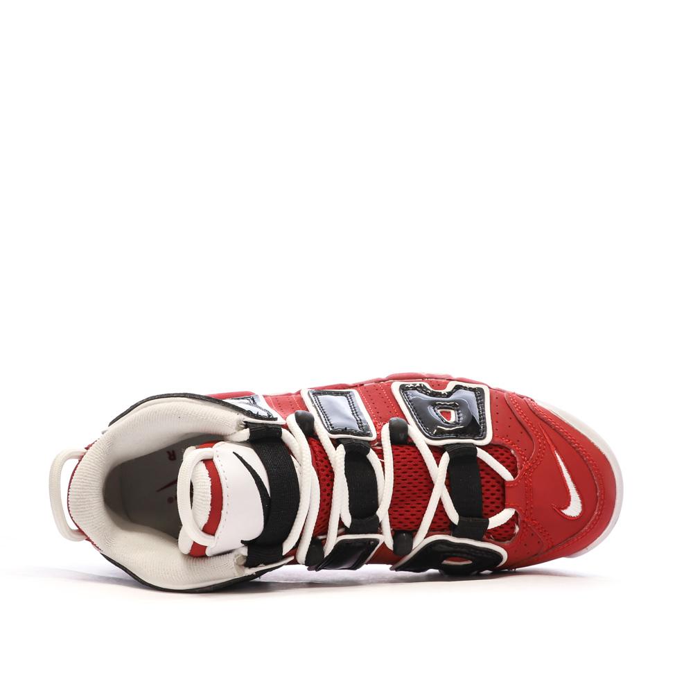 Baskets Rouge Garçon Nike Air More Uptempo vue 4