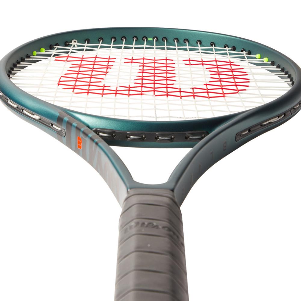 Raquette de Tennis Verte Wilson Blade 100ul V9 Frm vue 2
