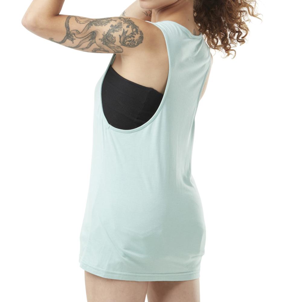 Débardeur Bleu Femme Von Dutch Basic vue 2