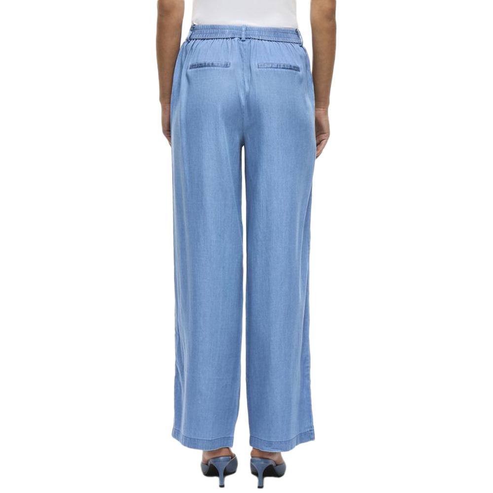 Pantalon fluide Bleu Femme Vila Vibista vue 2