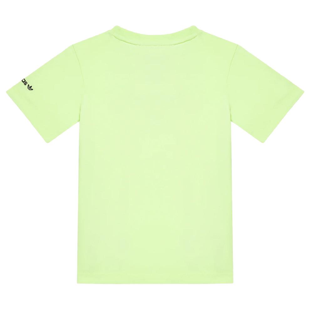 T-shirt Vert Garçon Adidas Stoked vue 2