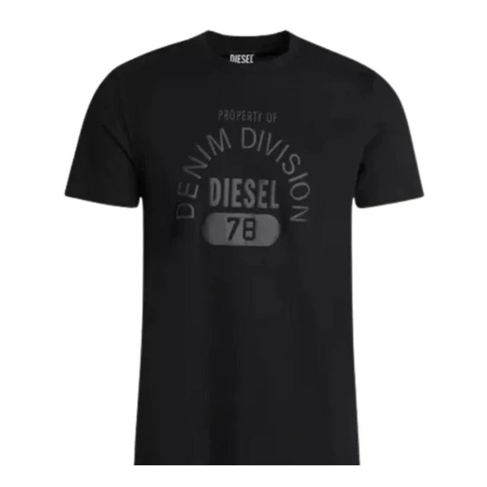T-Shirt Noir Homme Diesel A12248 pas cher