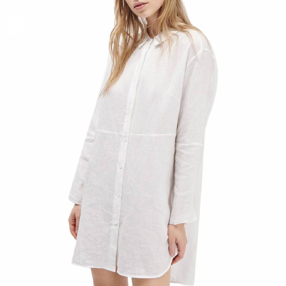 Chemise Blanche en Lin Femme French Connection pas cher