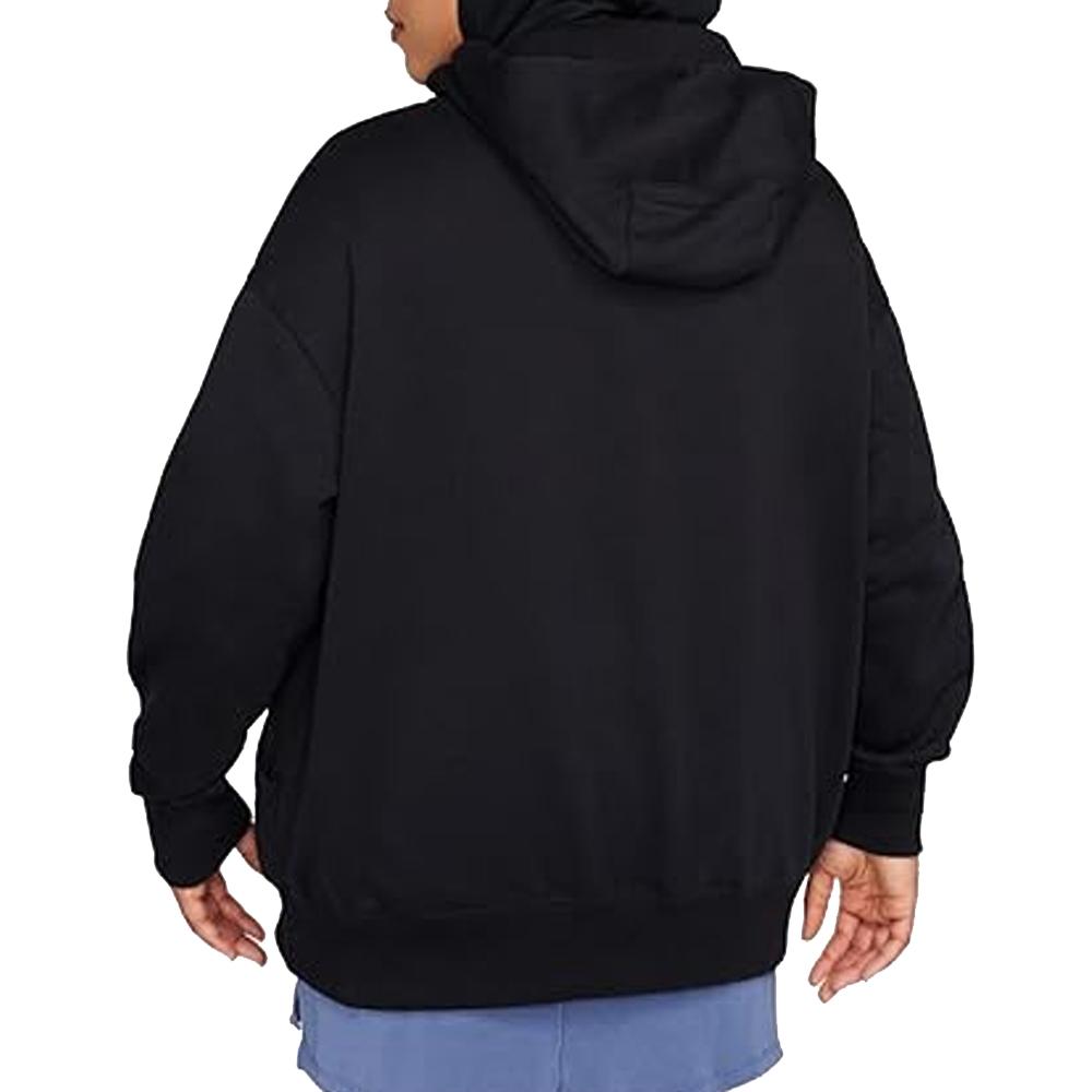Sweat Zippé Noir Femme Nike Nsw Phnx vue 2