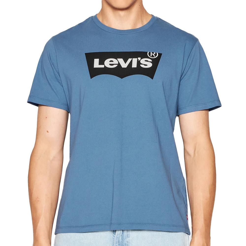 T-shirt Bleu Homme Levi's Graphic pas cher
