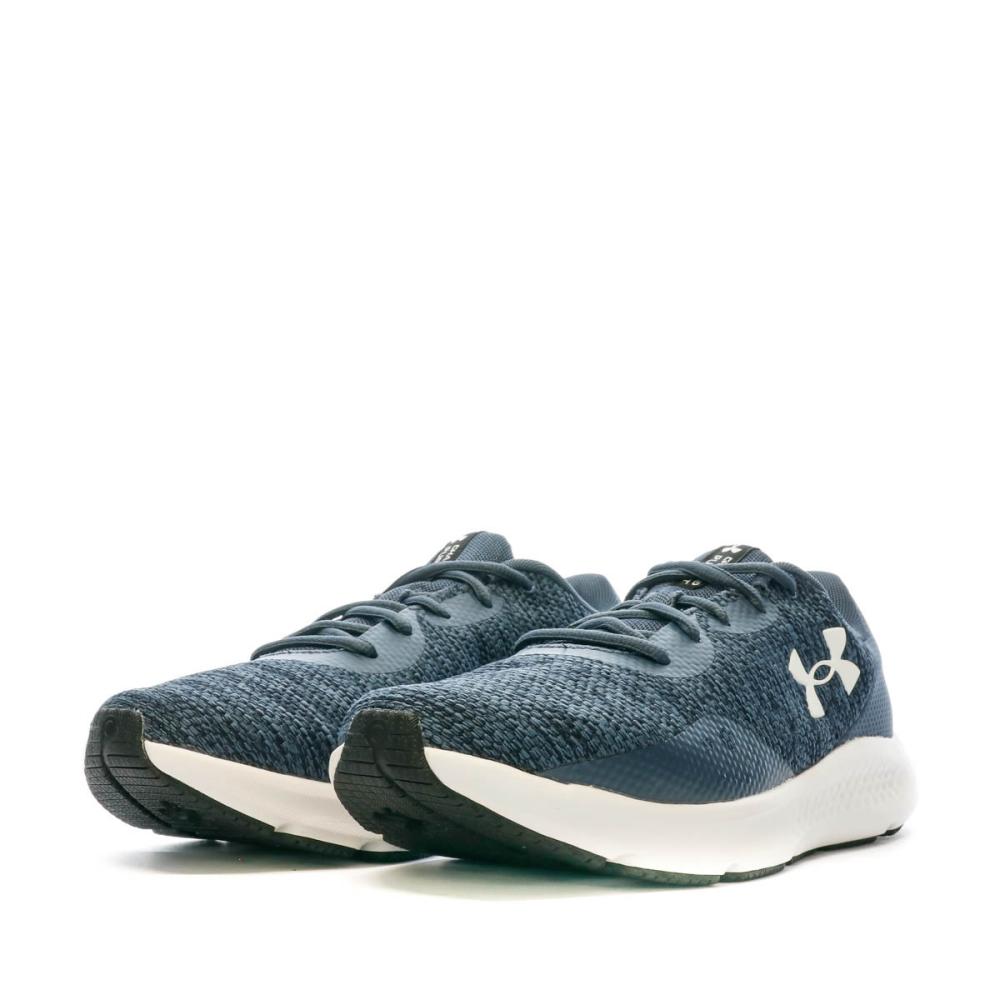 Chaussures De Running Bleu Homme Under Armour Charged Pursuit 3 Twist vue 6