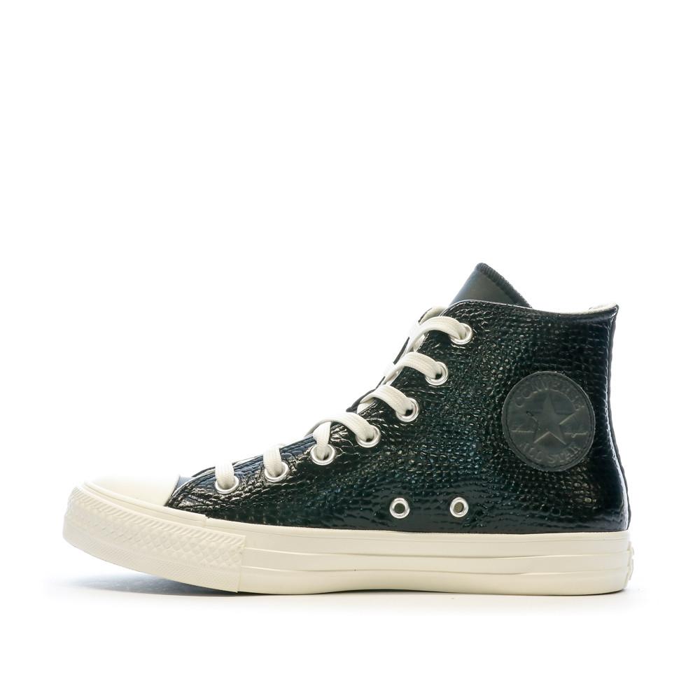 Baskets Noires Femme Converse Ctas Hi pas cher
