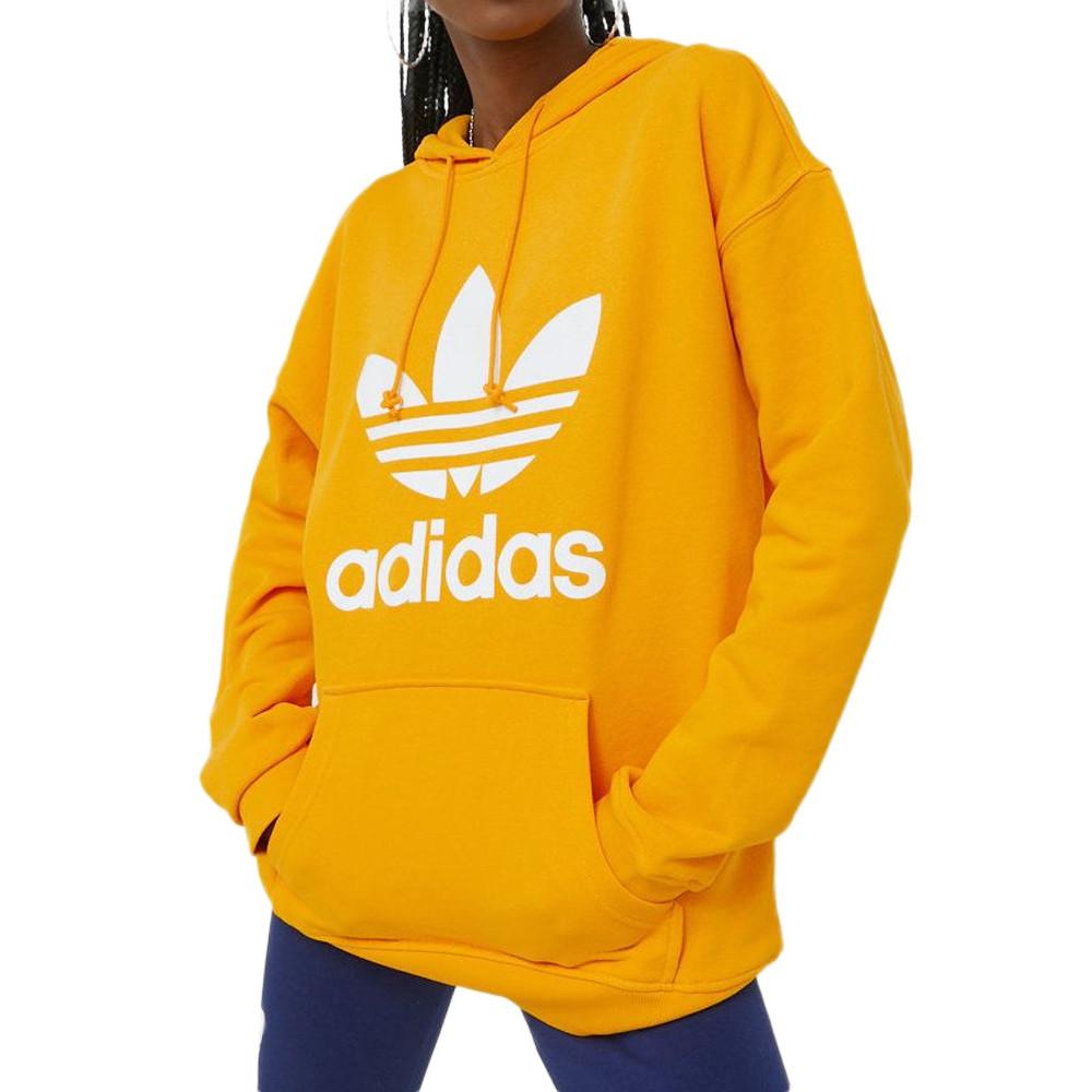 Sweat Orange Femme Adidas Trf Hoodie