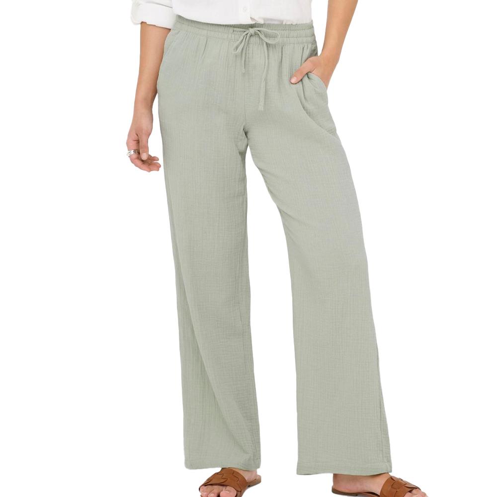 Pantalon Fluide Vert Femme JDY PHANTOM pas cher