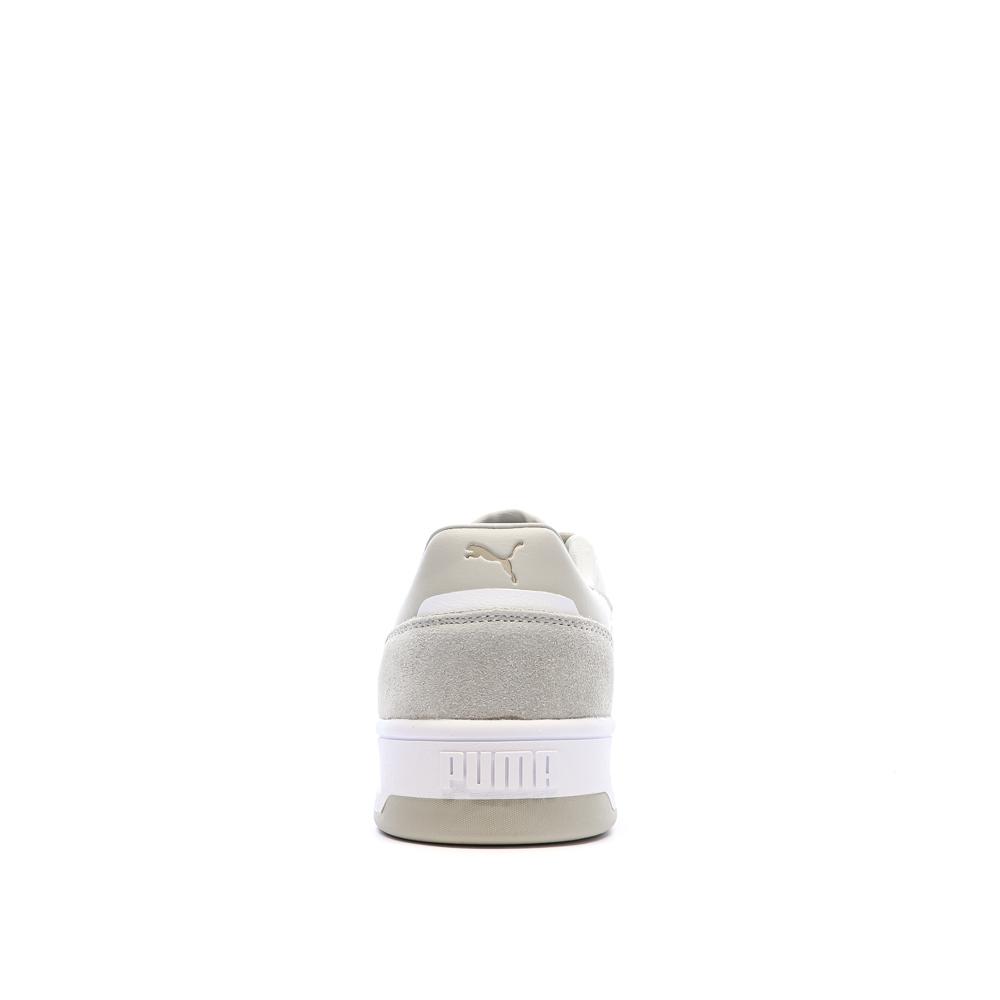 Baskets Beige/Blanc Homme Puma Court Classic Street vue 3