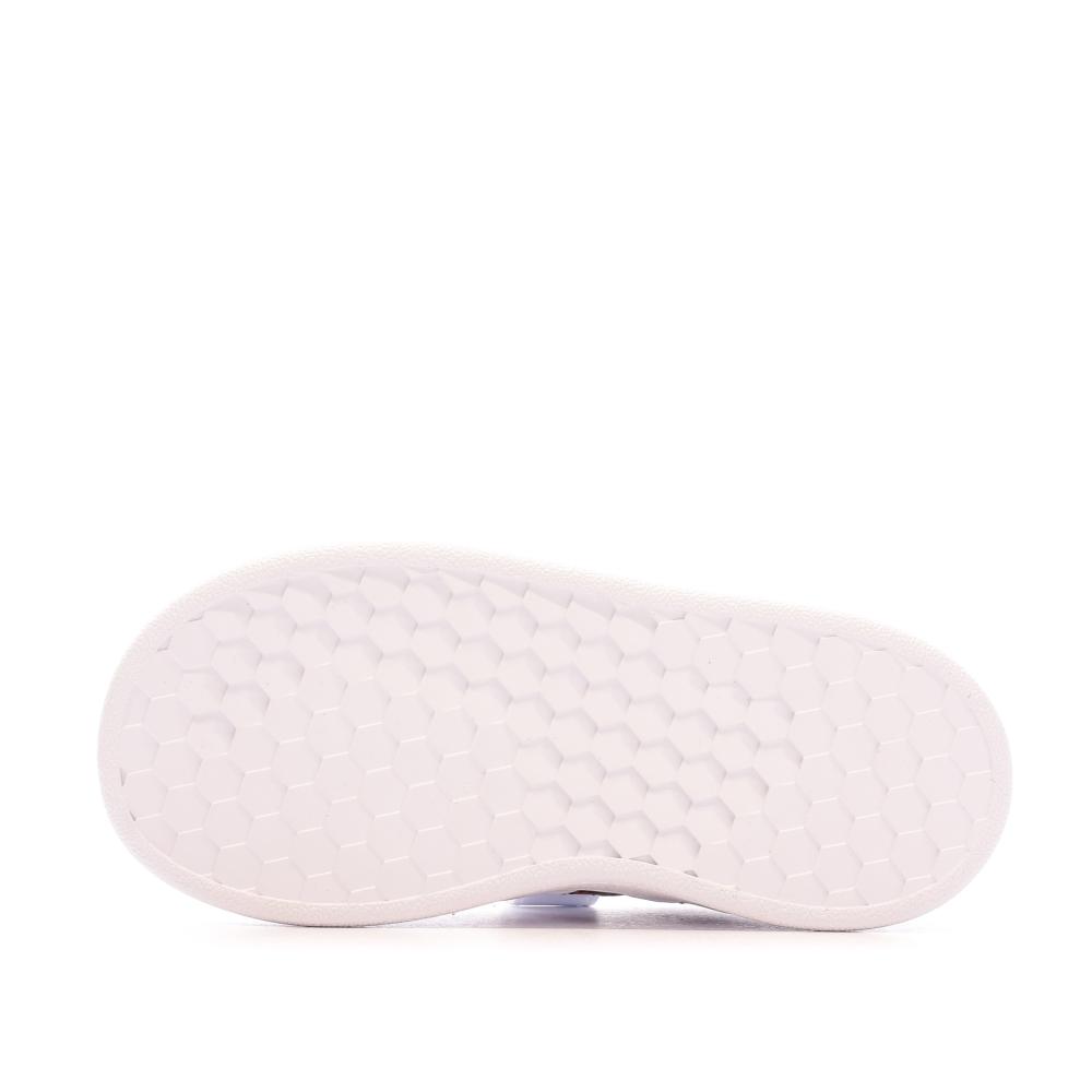 Baskets Blanche Garçon Adidas Grand Court Cf I vue 5