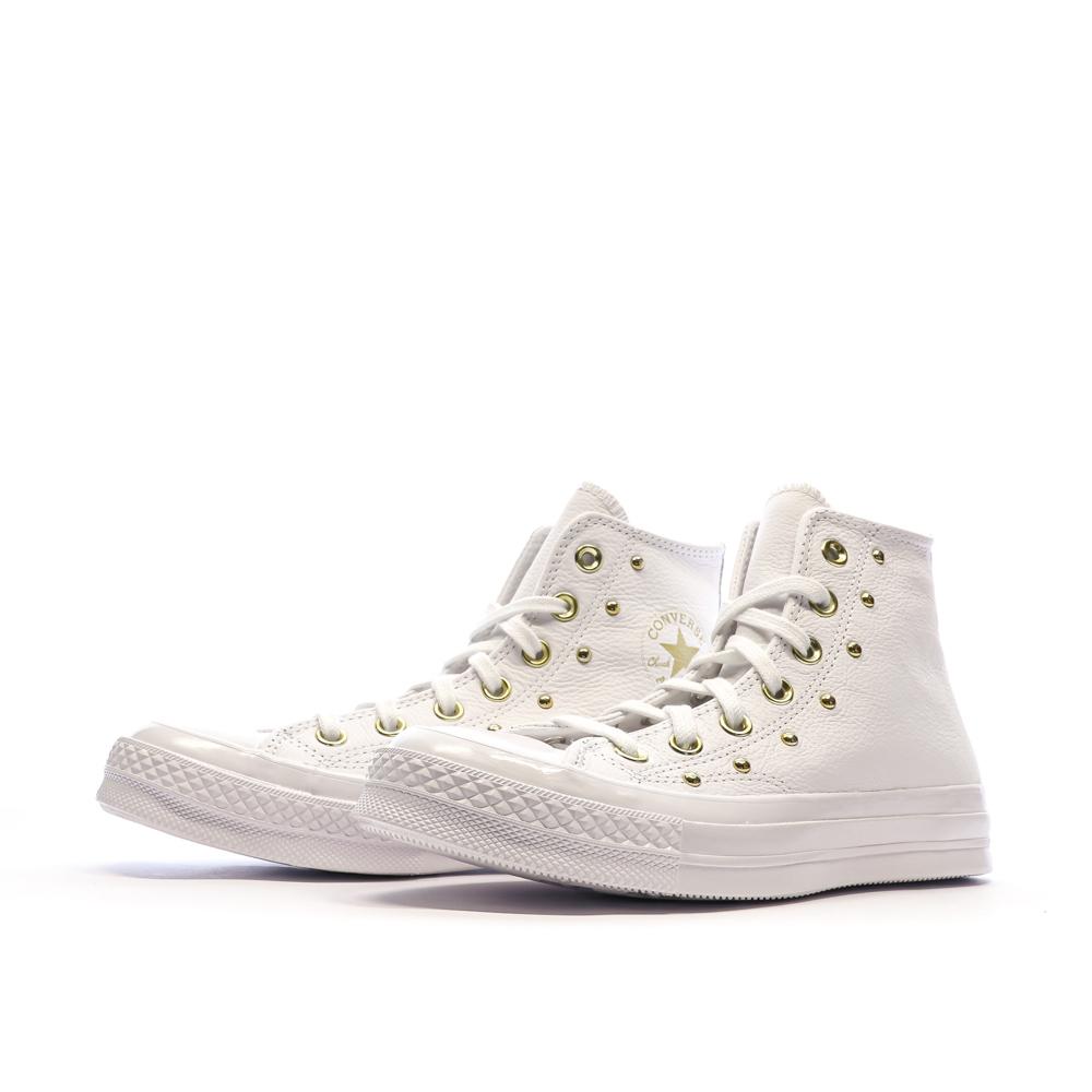 Baskets Blanches Femme Converse Chuck 70 A06808C vue 6