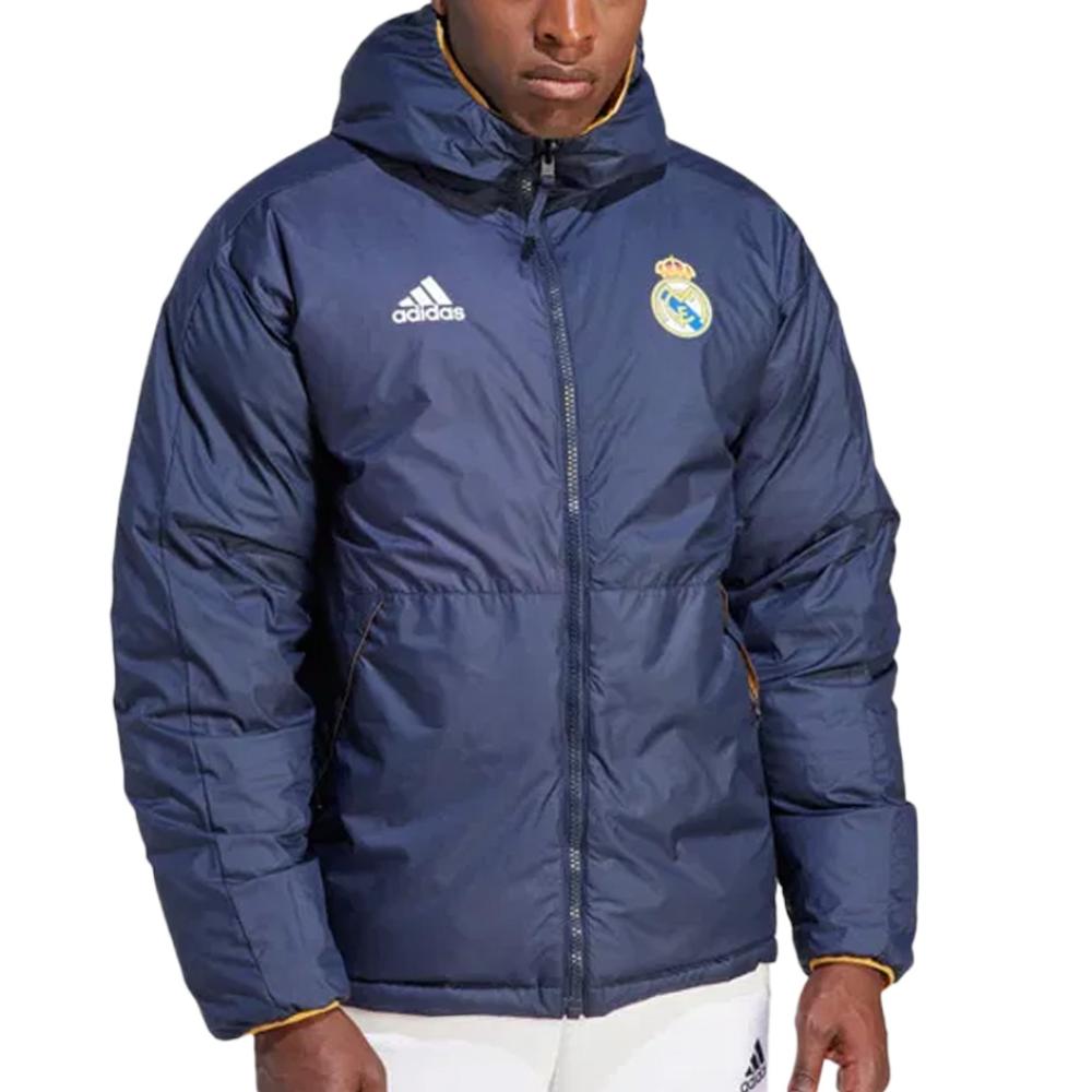 Real Madrid Doudoune Marine Homme Adidas Down pas cher