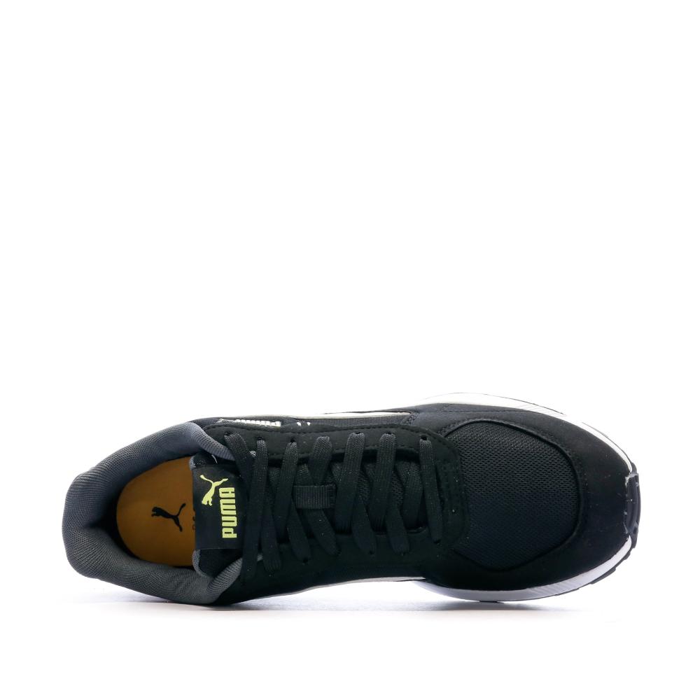 Baskets Noir/Orange Homme Puma Graviton vue 4