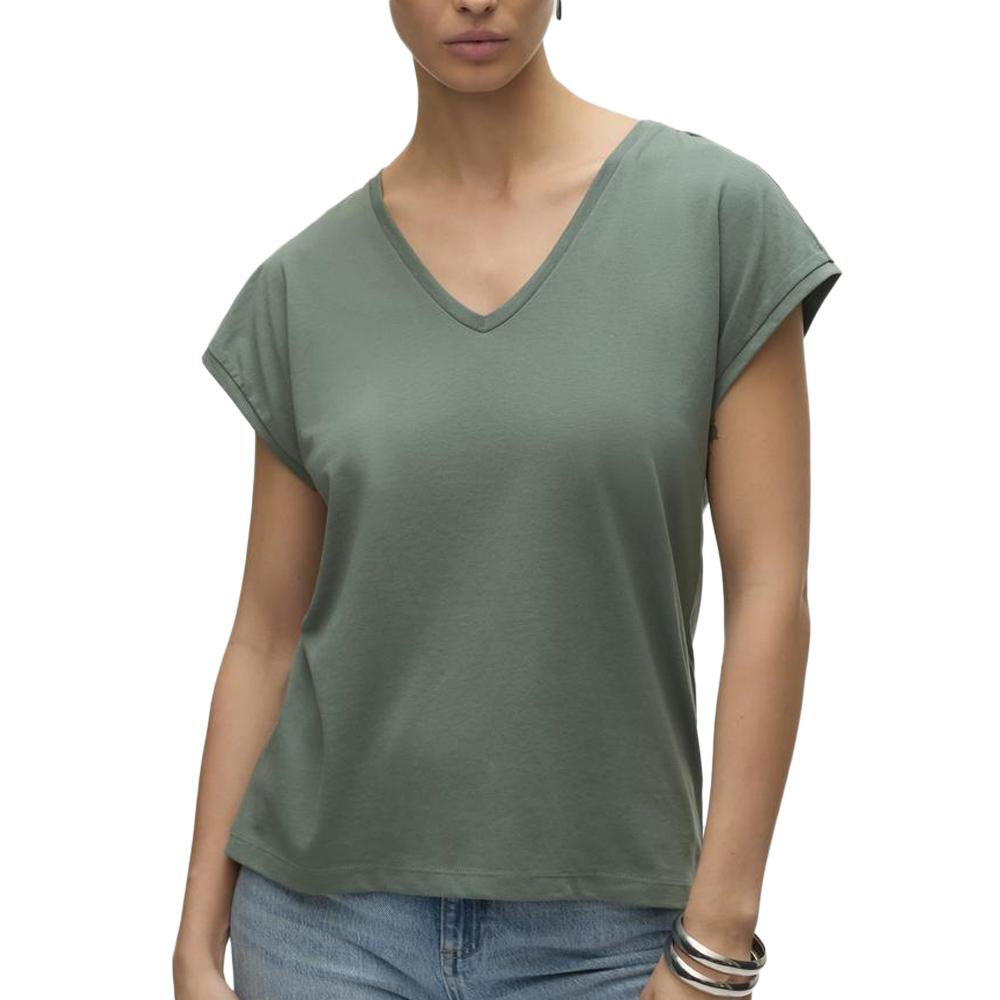 T-Shirt Vert Femme Vero Moda Dubarry pas cher