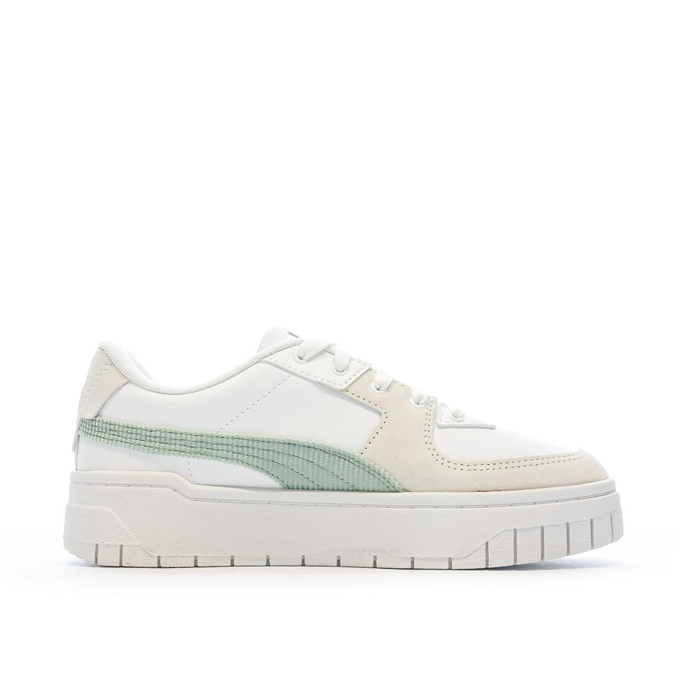 Baskets Blanche Femme Puma Cali Dream Corderoy vue 2