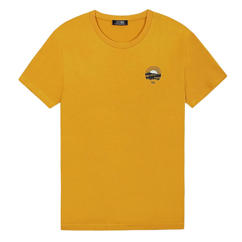 T-Shirt Jaune Homme TBS LOGGY pas cher
