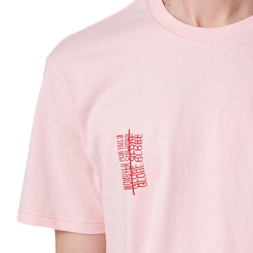 T-shirt Rose Homme Globe Bubblegum vue 3