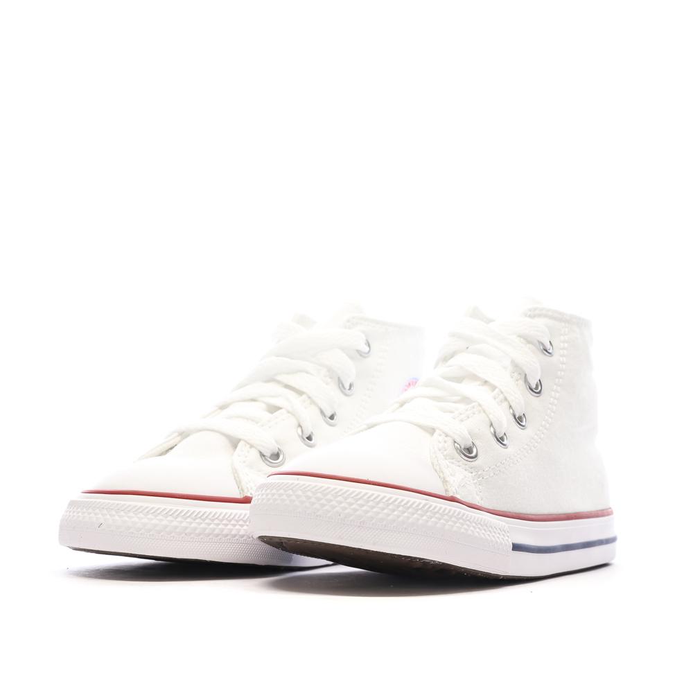 Baskets Blanches Garçon/Fille Converse Chuck Taylor All Star 7J253C vue 6