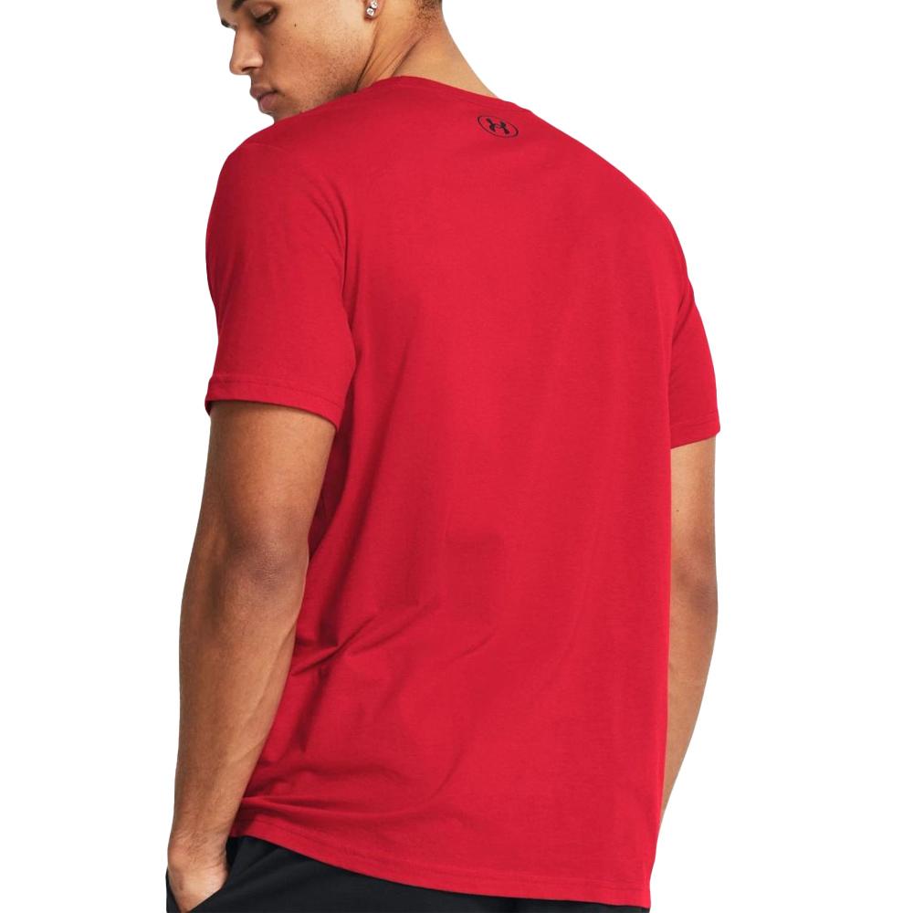 T-shirt Rouge Homme Under Armour Foundation Update vue 2