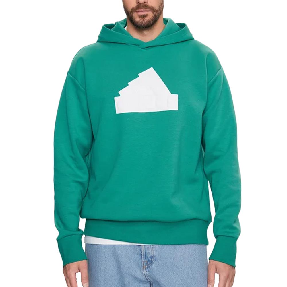 Sweat à Capuche Vert Homme Adidas IC3751 pas cher